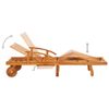 vidaXL-Lettino-Prendisole-2pz-con-Tavolo-e-Cuscini-Massello-d-Acacia