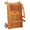 vidaXL-Lettino-Prendisole-2pz-con-Tavolo-e-Cuscini-Massello-d-Acacia