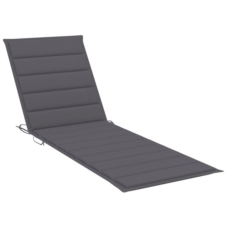 vidaXL-Lettino-Prendisole-2pz-con-Tavolo-e-Cuscini-Massello-d-Acacia