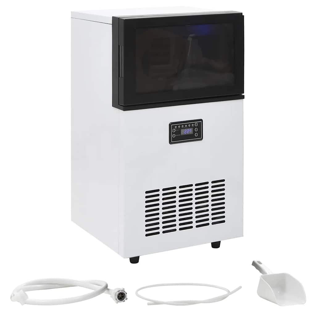 VidaXL Macchina per il Ghiaccio da 420 W Nera 45 kg/24 h