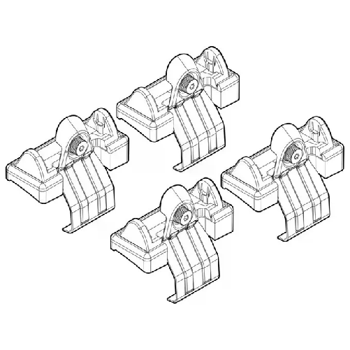 Nordrive Lampa N21001 kit di montaggio per barra portatutto da tetto