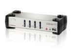 ATEN-Switch-KVMP™-VGA-audio-PS-2-USB-a-4-porte-con-OSD