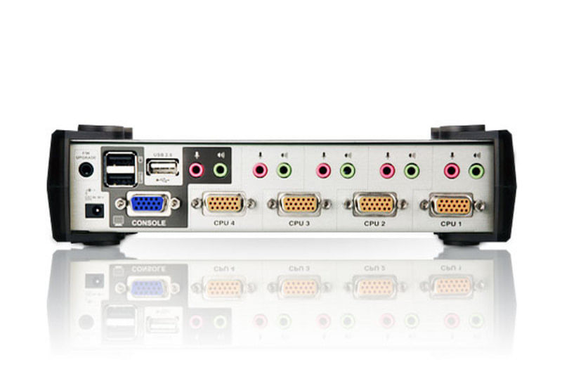 ATEN-Switch-KVMP™-VGA-audio-PS-2-USB-a-4-porte-con-OSD