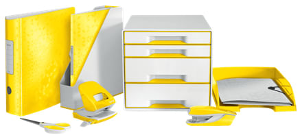 LEITZ-Vaschetta-portacorrispondenza-PLUS-giallo-WOW-LEITZ