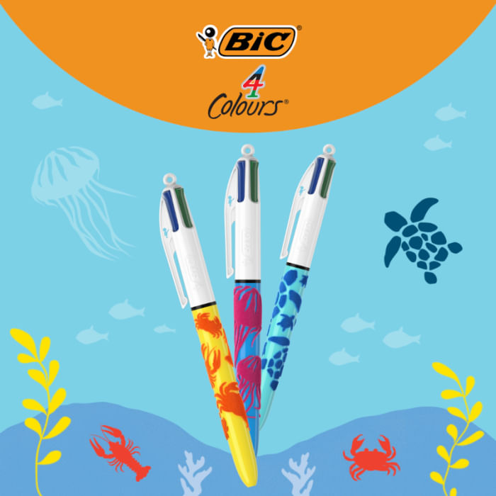 BIC-Scatola-12-penna-sfera-scatto-4-COLORI-Velours