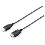 Equip 128851 Cavo di prolunga USB 2.0 Tipo A da maschio a femmina, 3,0 m, nero