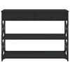 vidaXL-Tavolino-Consolle-Nero-100x28x75-cm-in-Legno-Multistrato