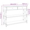 vidaXL-Tavolino-Consolle-Nero-100x28x75-cm-in-Legno-Multistrato