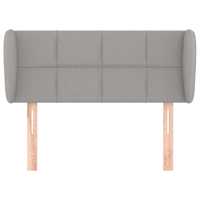 Testiera-ad-Orecchio-Grigio-Chiaro-93x23x78-88-cm-in-Tessuto