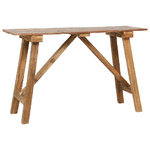 vidaXL-Tavolo-Consolle-130x40x80-cm-in-Legno-Massello-di-Recupero