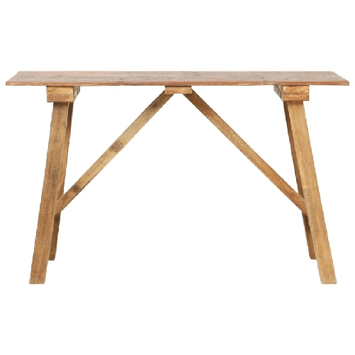 vidaXL-Tavolo-Consolle-130x40x80-cm-in-Legno-Massello-di-Recupero