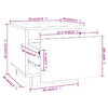 vidaXL-Comodino-35x34x32-cm-in-Legno-Massello-di-Pino