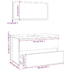 vidaXL-Set-Mobili-da-Bagno-Rovere-Marrone-in-Legno-Multistrato