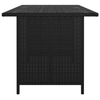 Tavolo-da-Pranzo-da-Giardino-Nero-110x70x65-cm-in-Polyrattan