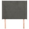 Testiera-ad-Orecchio-Grigio-Scuro-93x16x118-128-cm-in-Velluto