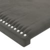 Testiera-ad-Orecchio-Grigio-Scuro-93x16x118-128-cm-in-Velluto