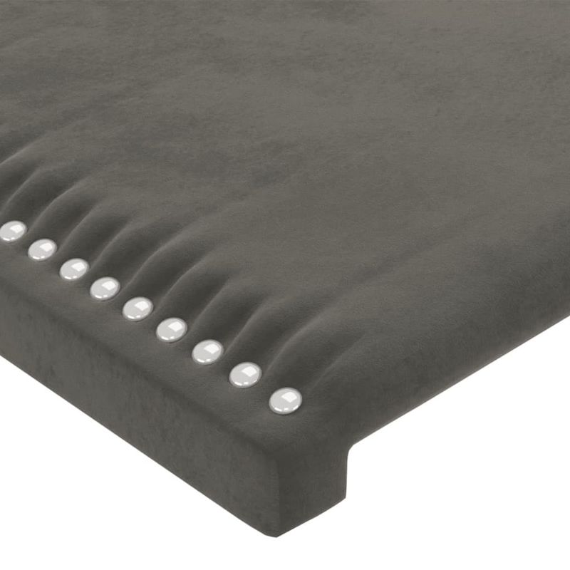 Testiera-ad-Orecchio-Grigio-Scuro-93x16x118-128-cm-in-Velluto