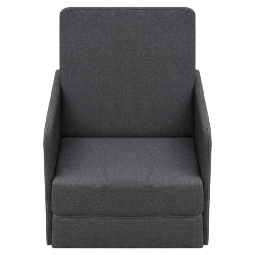 vidaXL-Poltrona-Letto-Convertibile-Grigio-Scuro-in-Tessuto