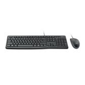 Logitech Desktop MK120 tastiera Mouse incluso USB QWERTZ Tedesco Nero