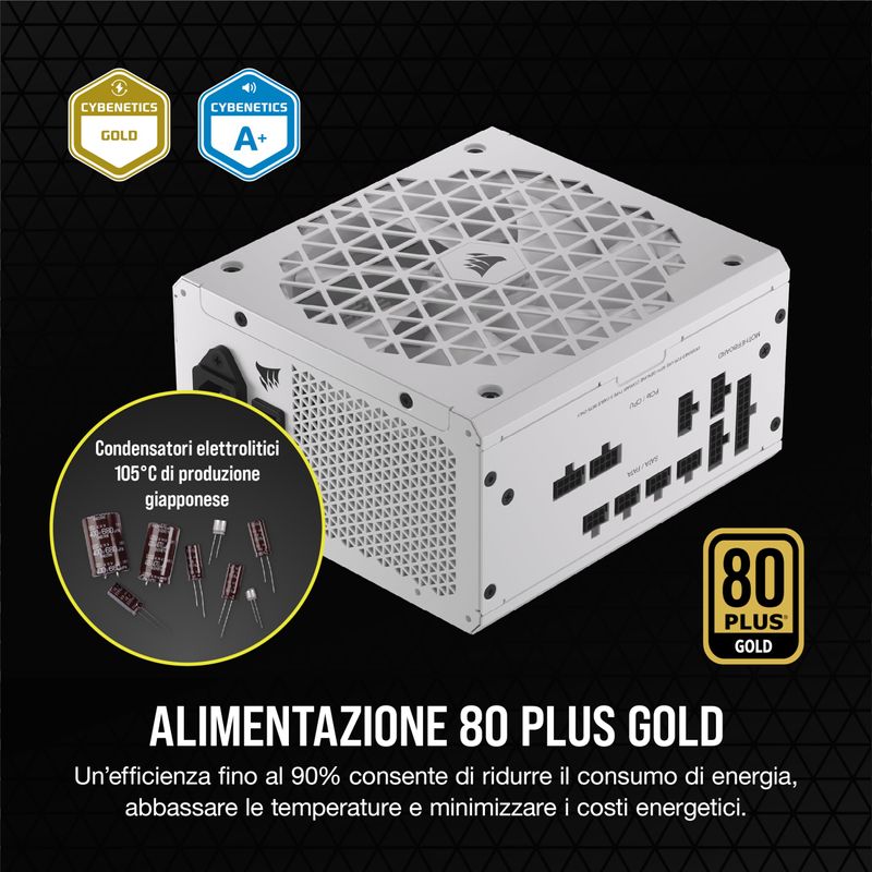 CORSAIR-RM750x-SHIFT-Alimentatore-ATX-Modulare-750W---Bianco