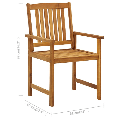 vidaXL-Sedie-da-Giardino-4-pz-in-Legno-Massello-di-Acacia