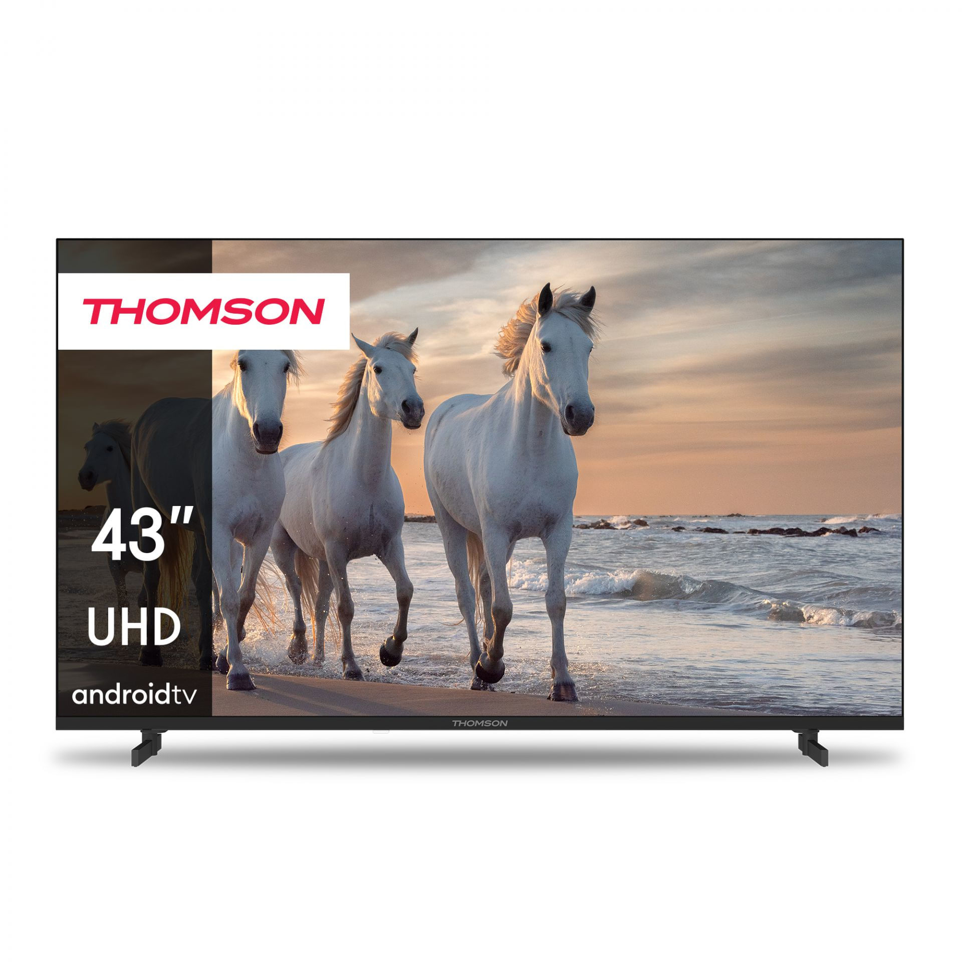 Thomson 43UA5S13W Smart TV 43 Pollici 4K Ultra HD Display LED Sistema Android TV DVBT2-C-S2 Classe F