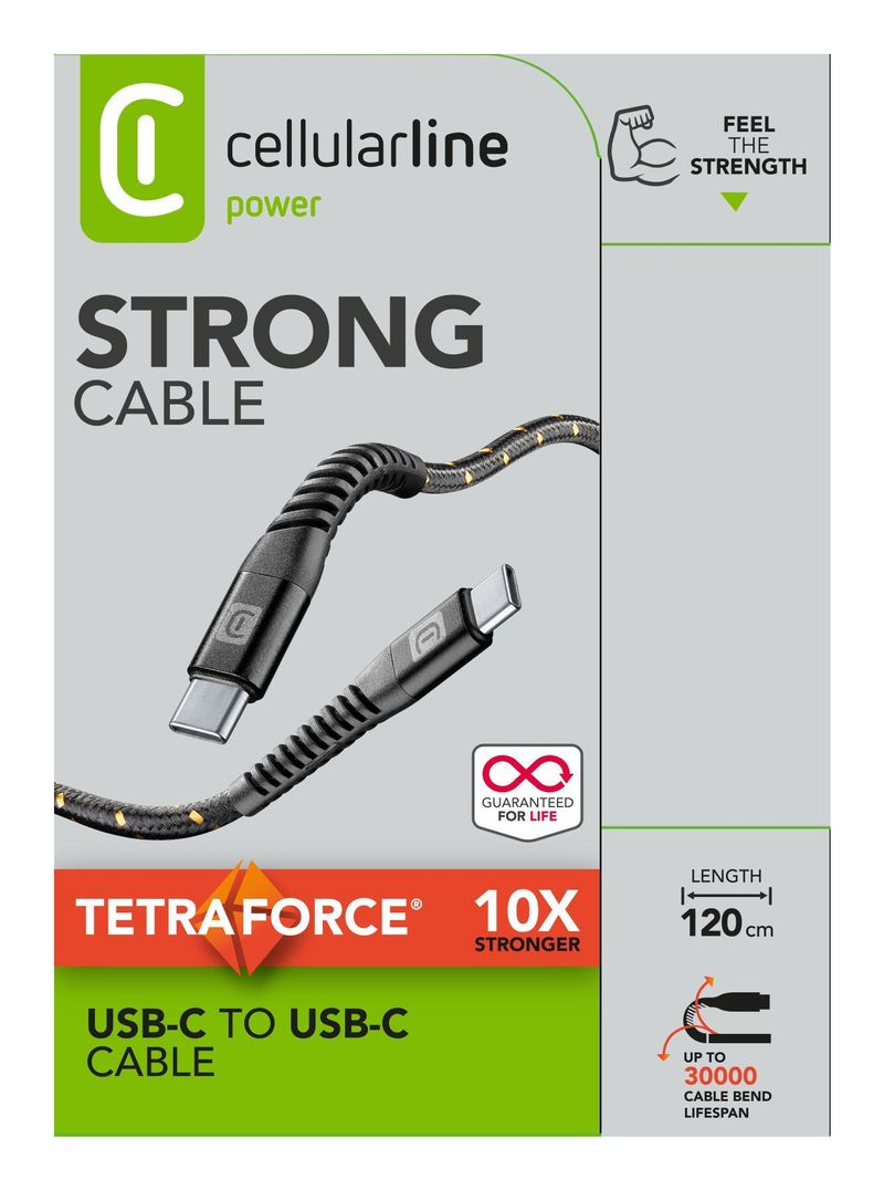 Cellularline-Tetra-Force-Cable-120cm---USB-C-to-USB-C