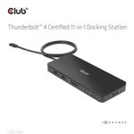 CLUB3D-CSV-1581-replicatore-di-porte-e-docking-station-per-notebook-Thunderbolt-4-Nero