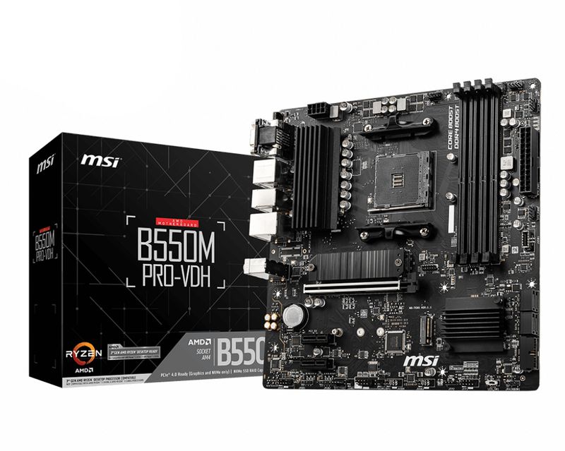 MSI-B550M-PRO-VDH-scheda-madre-AMD-B550-Presa-AM4-micro-ATX