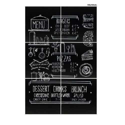 Set-6-Lavagne-40x40cm-da-parete-FB-XXL-Securit