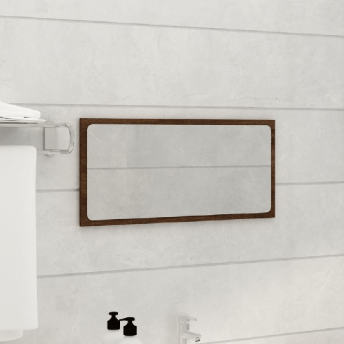 vidaXL-Set-Mobili-da-Bagno-2-pz-Rovere-Marrone-in-Legno-Multistrato