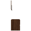 vidaXL-Set-Mobili-da-Bagno-2-pz-Rovere-Marrone-in-Legno-Multistrato
