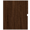 vidaXL-Set-Mobili-da-Bagno-2-pz-Rovere-Marrone-in-Legno-Multistrato