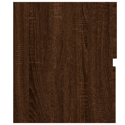 vidaXL-Set-Mobili-da-Bagno-2-pz-Rovere-Marrone-in-Legno-Multistrato