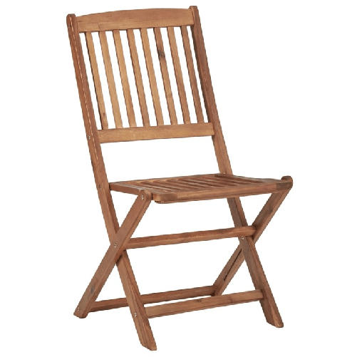 vidaXL-Sedie-da-Giardino-Pieghevoli-8-pz-in-Legno-Massello-di-Acacia