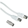 Hama-Cavo-antenna-M-F-con-adattatore-M-M-15-metri-75-dB-bianco