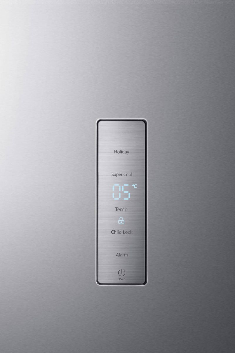 Hisense-RL481N4BIE-frigorifero-Libera-installazione-370-L-E-Acciaio-inossidabile