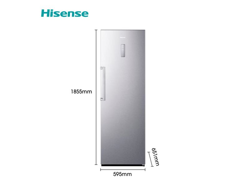 Hisense-RL481N4BIE-frigorifero-Libera-installazione-370-L-E-Acciaio-inossidabile