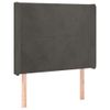 Testiera-ad-Orecchio-Grigio-Scuro-163x16x78-88-cm-in-Velluto
