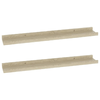 vidaXL-Mensole-da-Parete-2-pz-Rovere-Sonoma-60x9x3-cm
