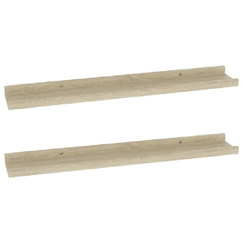vidaXL-Mensole-da-Parete-2-pz-Rovere-Sonoma-60x9x3-cm
