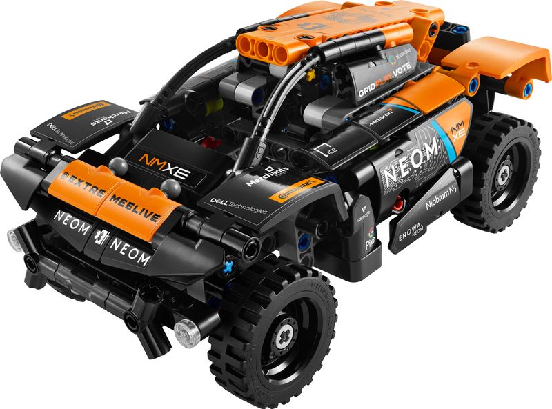 LEGO-Technic-42166-NEOM-McLaren-Extreme-E-Race-Car-Macchina-Giocattolo-con-Funzione-Pull-Back-Giochi-per-Bambini-di-7--Anni