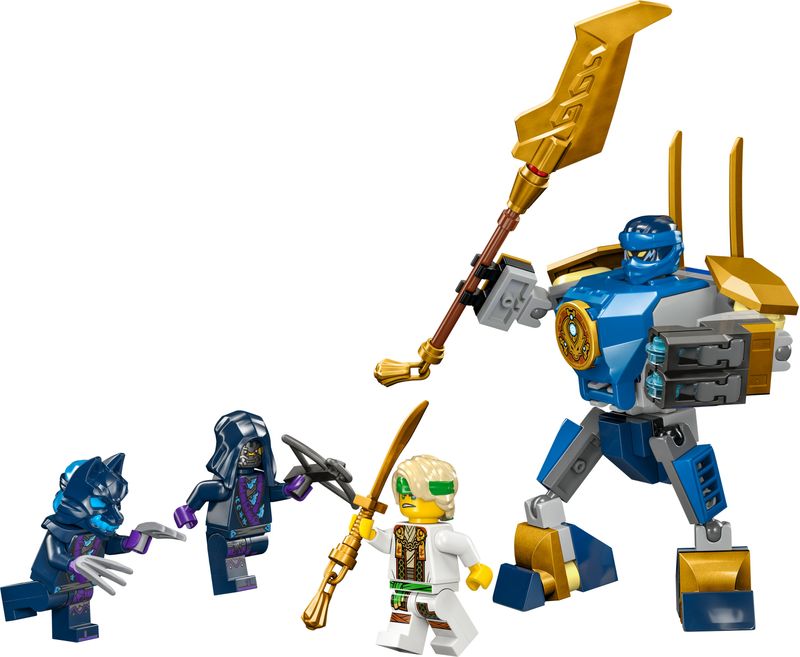 LEGO-NINJAGO-71805-Pack-Mech-da-Battaglia-di-Jay-Giochi-per-Bambini-6--Action-Figure-Giocattolo-da-Costruire-e-4-Minifigure