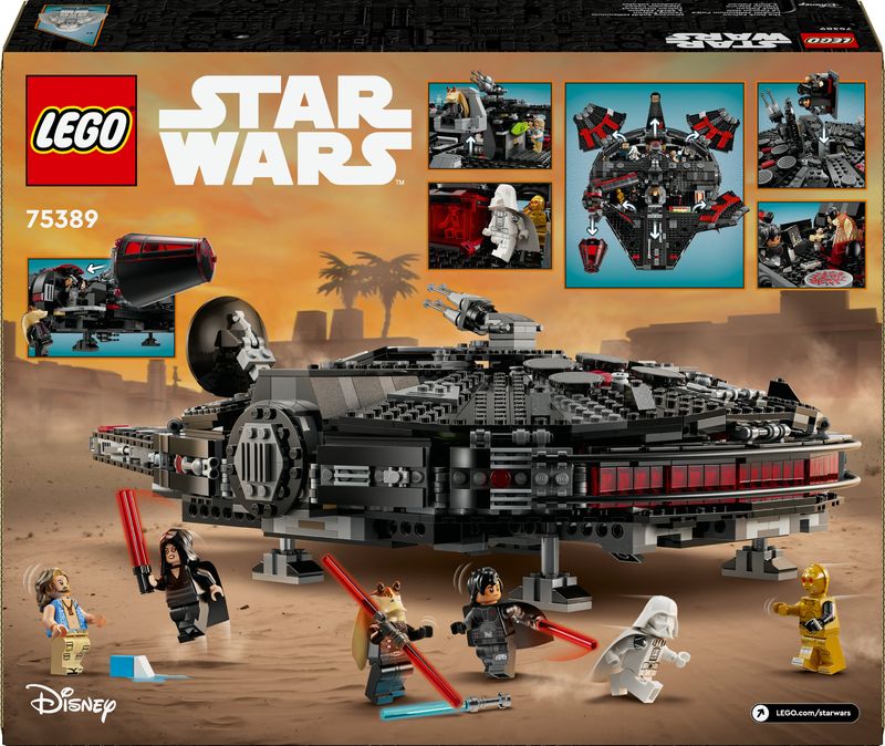 Set-di-Costruzioni-Lego-Star-Wars-75389-Black-Falcon-Multicolore-1579-Pezzi