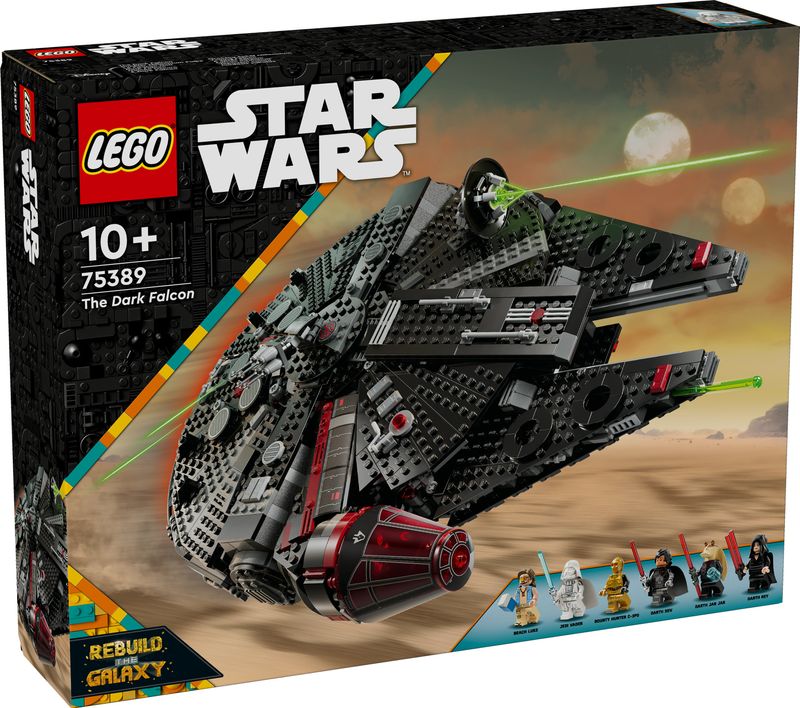 Set-di-Costruzioni-Lego-Star-Wars-75389-Black-Falcon-Multicolore-1579-Pezzi