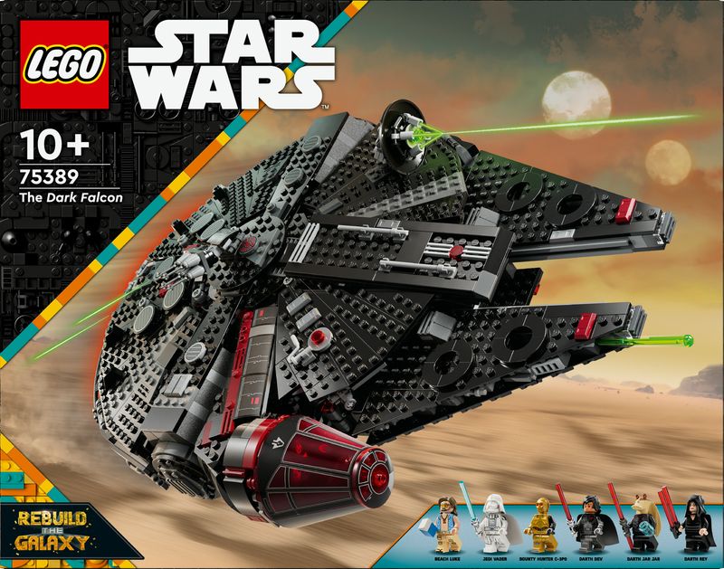 Set-di-Costruzioni-Lego-Star-Wars-75389-Black-Falcon-Multicolore-1579-Pezzi