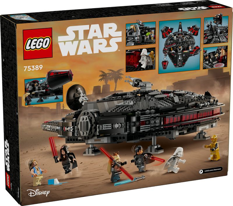 Set-di-Costruzioni-Lego-Star-Wars-75389-Black-Falcon-Multicolore-1579-Pezzi