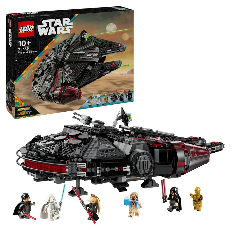 Set-di-Costruzioni-Lego-Star-Wars-75389-Black-Falcon-Multicolore-1579-Pezzi