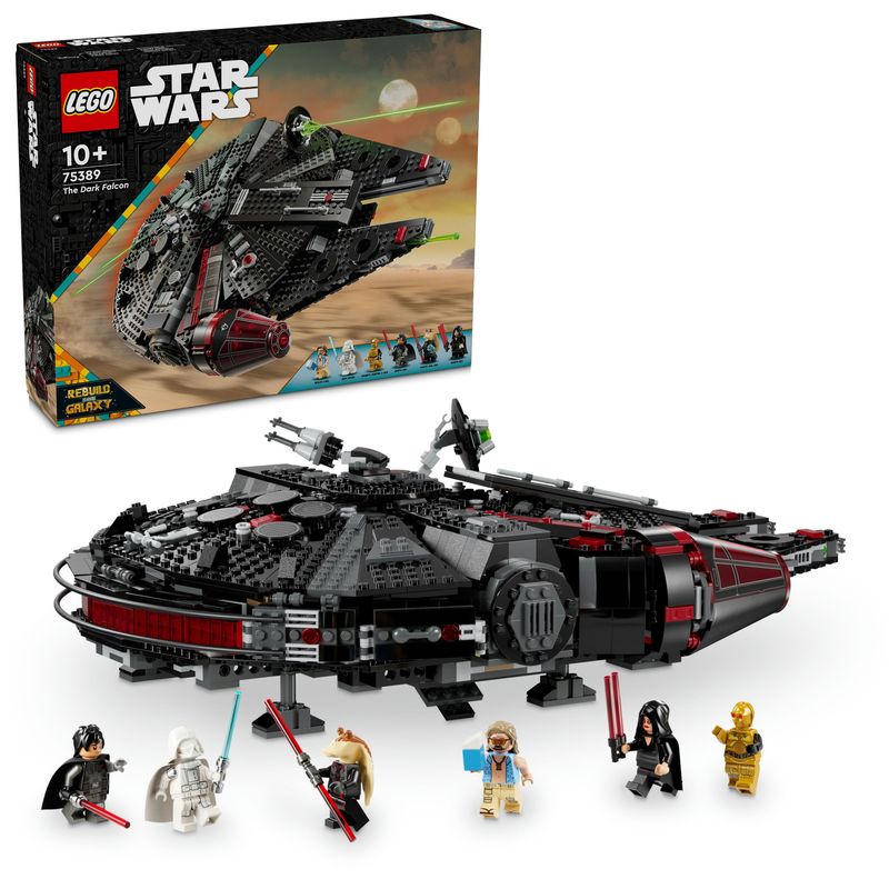 Set-di-Costruzioni-Lego-Star-Wars-75389-Black-Falcon-Multicolore-1579-Pezzi