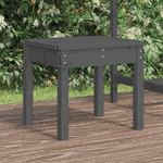 vidaXL-Panca-da-Giardino-Grigia-50x44x45-cm-Legno-Massello-di-Pino